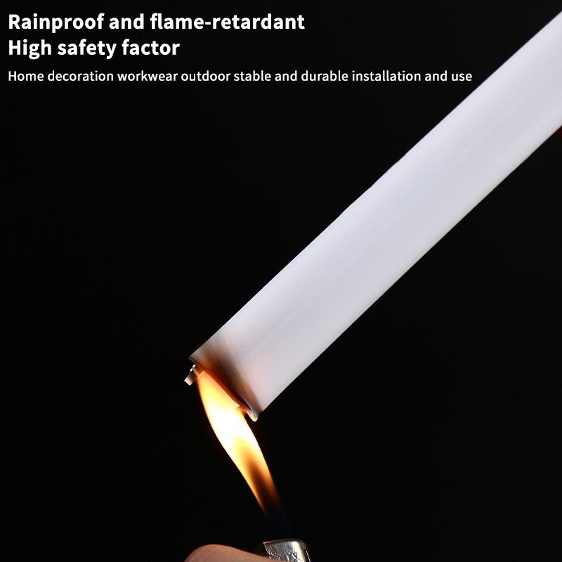 1 Piece Soft Recessed Silicone Diffuser Channel For 5050 Cob Flexible Ribbon Strip Light 1/3/5M Embedded Led Neon Rope Tube