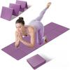 Faltbare Yogamatte Dicke rutschfeste Trainingsmatte - Packbare Reise-Fitnessmatte mit Tragetasche für Yoga, Pilates, Workout, Heim-Fitnessstudio