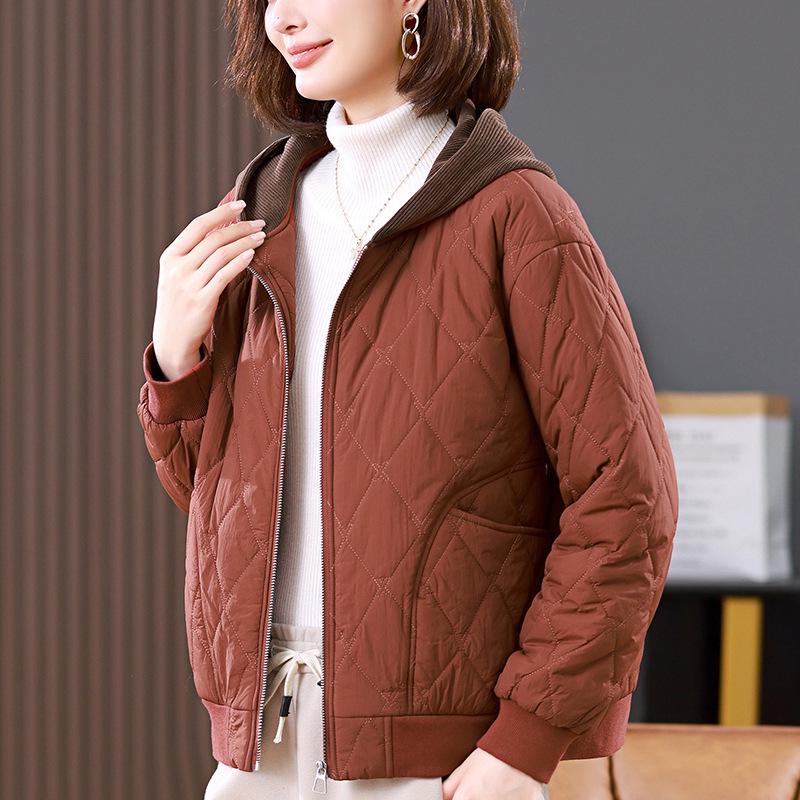 Women's 2024 Winter Hooded Cotton Coat: New Fashion Casual, Loose, Thickened, Warm Jacket