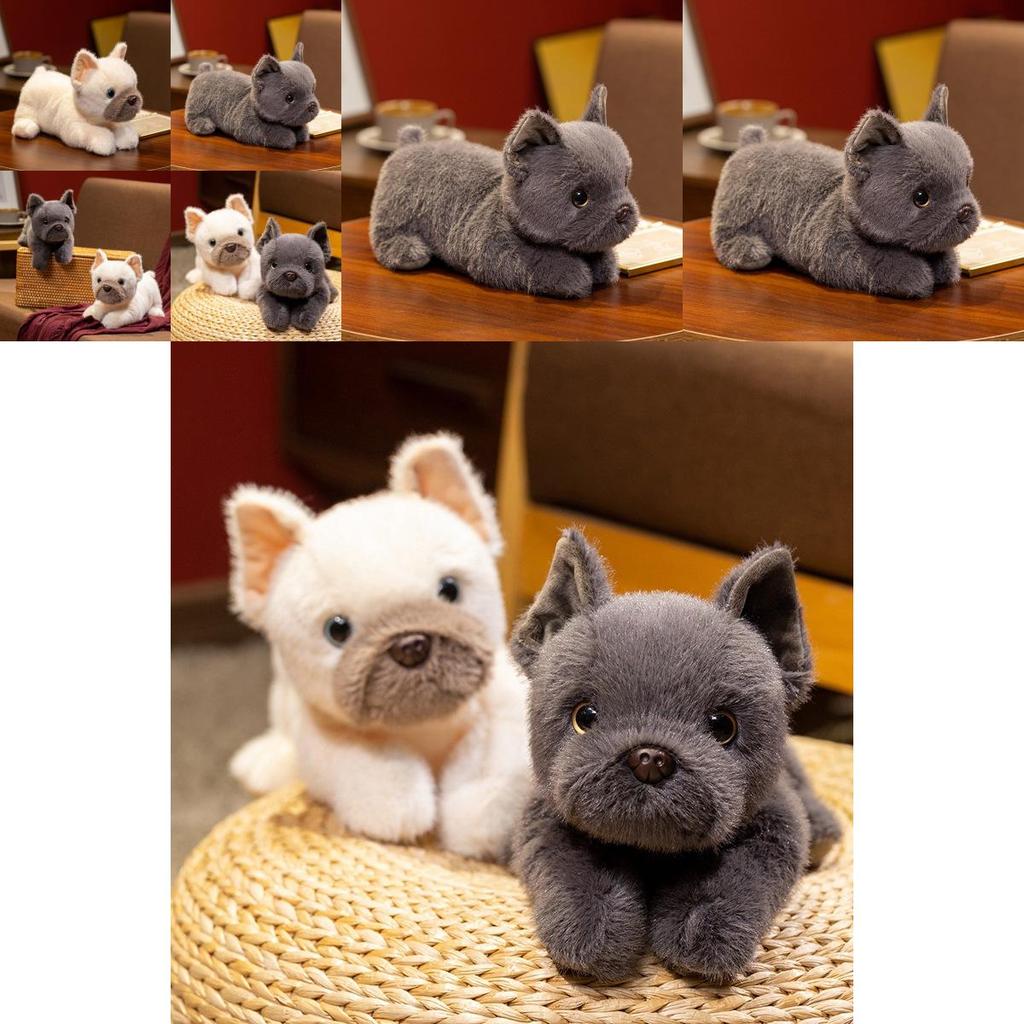Plush Dog Toy Corgi Bulldog Soft Stuffed Animal For Kids Gift