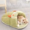 Cat Bed House Soft Plush Kennel Puppy Cushion Small Dogs Cats Nest Winter Warm Sleeping Pet Dog Bed Pet Mat Supplies