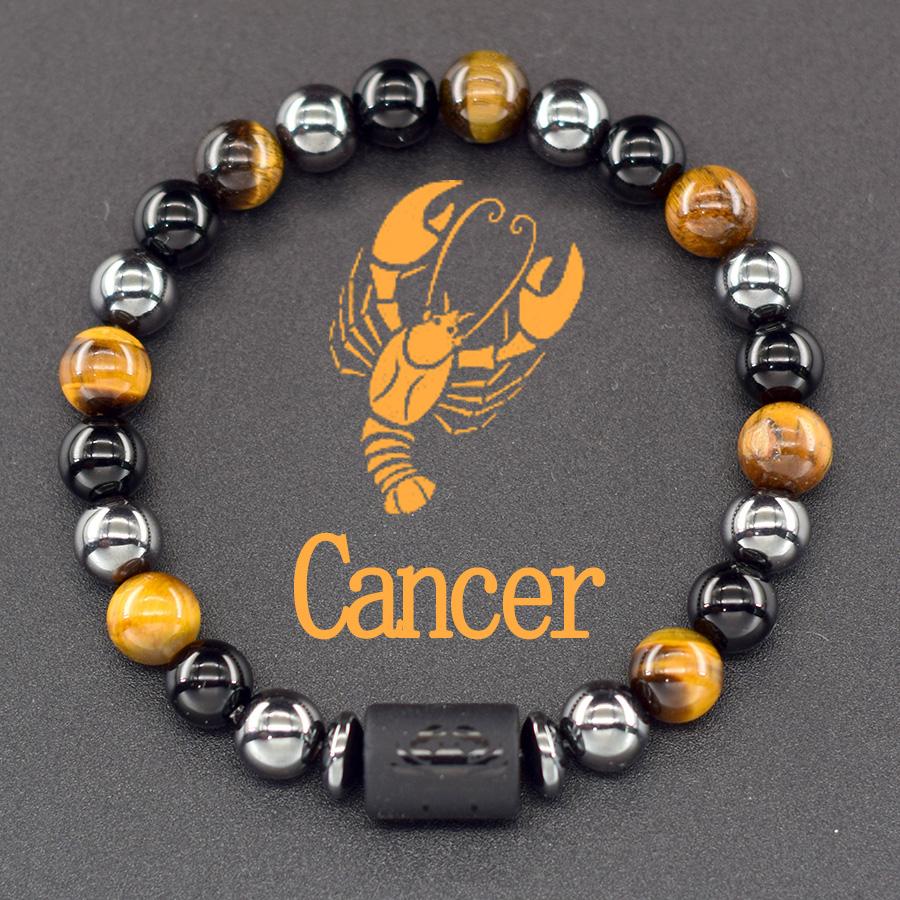 12 Sterrenbeeld Armband Heren Constellatie Armband voor Mannen Ram Maagd Leeuw Weegschaal Bedel Bangle Dames Vriendschap Sieraden om de Hand