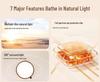 Wabi-Sabi Walnut Ceiling Light: Retro Japanese Style, Eye-Protecting for Bedroom or Children's Room