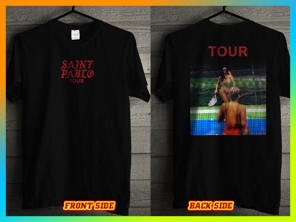 New Kanye West Saint Pablo Tour Merch Kim Kard american funny t shirt SIZE S-5XL Unisex T-Shirt
