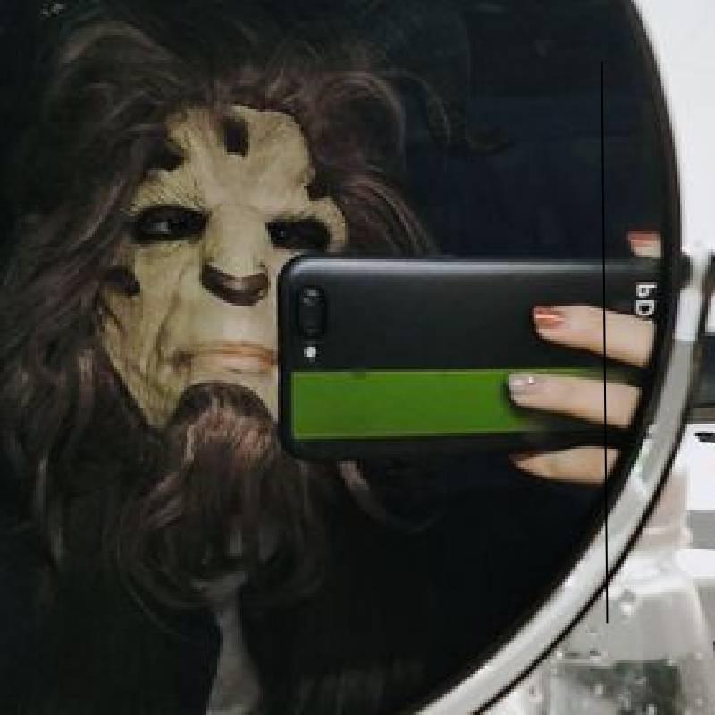 Cosplay Latexhandschuhe für Kostüm mit Black Panther Design