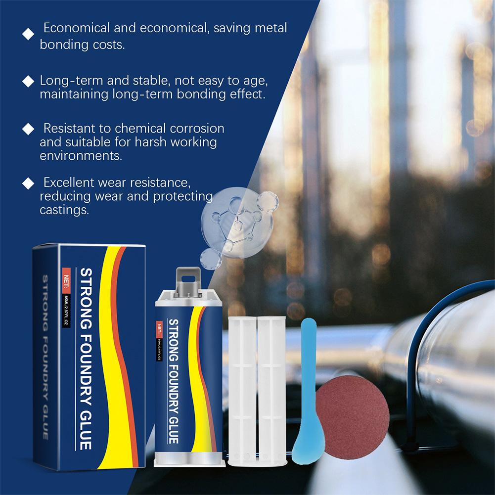 High Temperature Resistant Casting Repair Metal Repair Glue Metal Glue for Stainless Steel and Aluminum