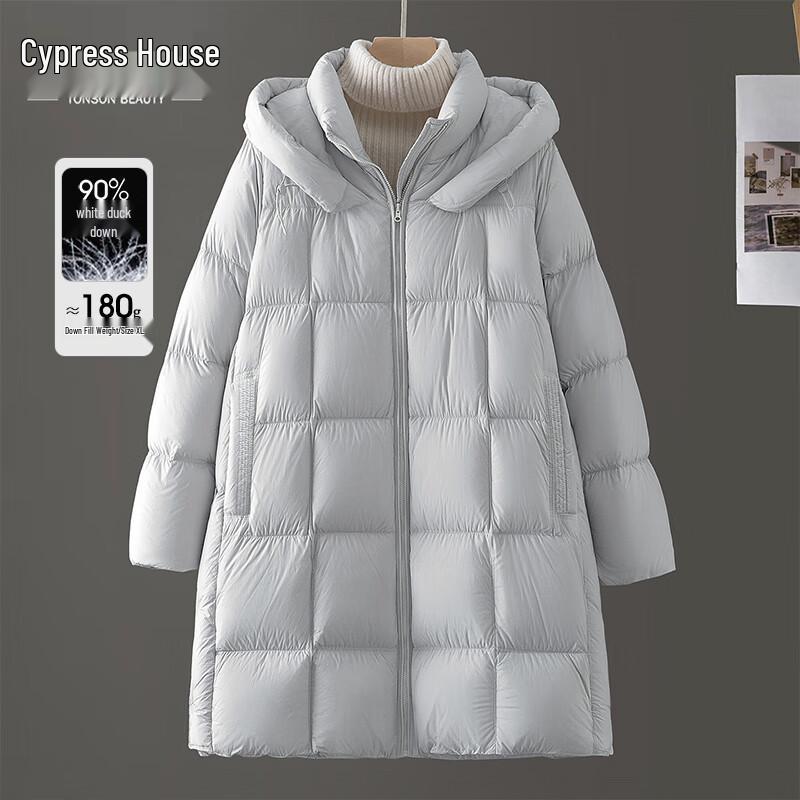 

Женский пуховик средней длины с капюшоном Silbaisha M