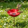 Permanent Iron Drinking post With Spacious Receptacle To Welcome Hummingbirds And warblers