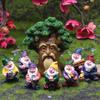 Miniature Dwarf Micro Landscape Resin Ornament With Fairy And Tree Design For Celebration