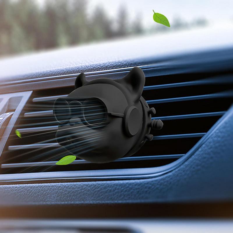Car Vent Air Freshener Car Vent Clips With French Bulldog Design Perfume Fragrance Long Lasting Car Vent Clip Car Fresheners