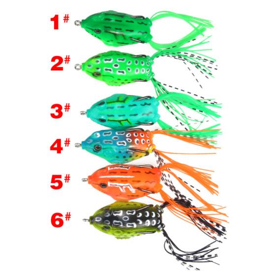 6cm Süßwasser Meerwasser Lebensechter Angelköder Stimulation Froschköder Zubehör Werkzeug