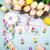Gift Sticker Tulips Sticker Flowers Sticker Labels Lovely Decorative Sticker Reward Sticker Scrapbook Sticker
