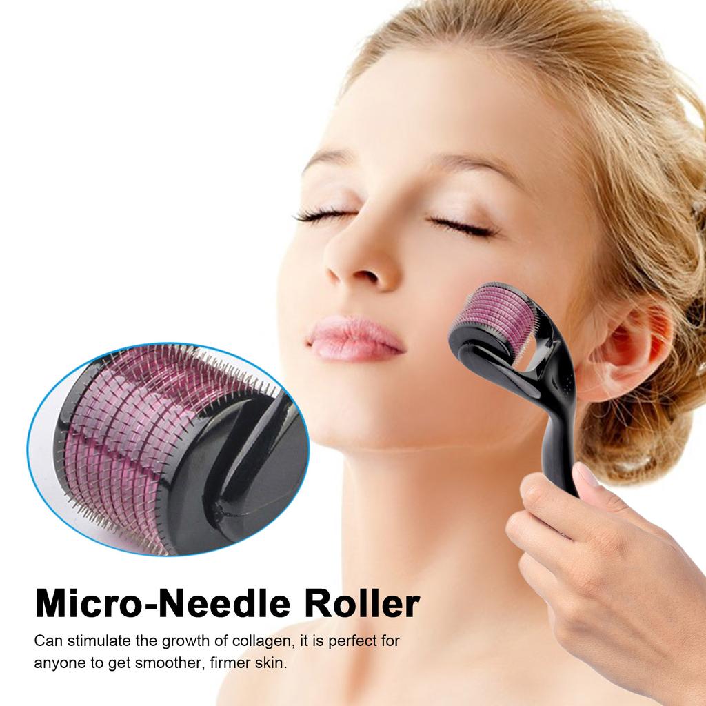 Micro-Needle Roller 540 Needles Hair Regrowth Beard Growth Anti Hair Loss Treatment Skin Care Tool