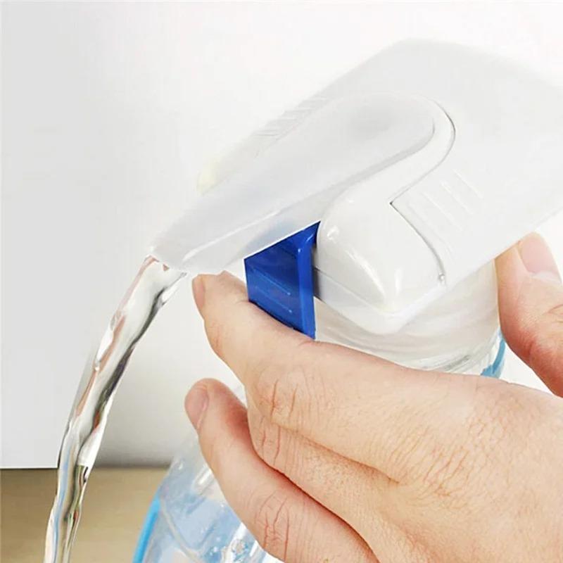 fully automatic suction pump Anti overflow straws Mineral water bucket suction tool Automatic Beverage Straw Beverage Dispenser синий