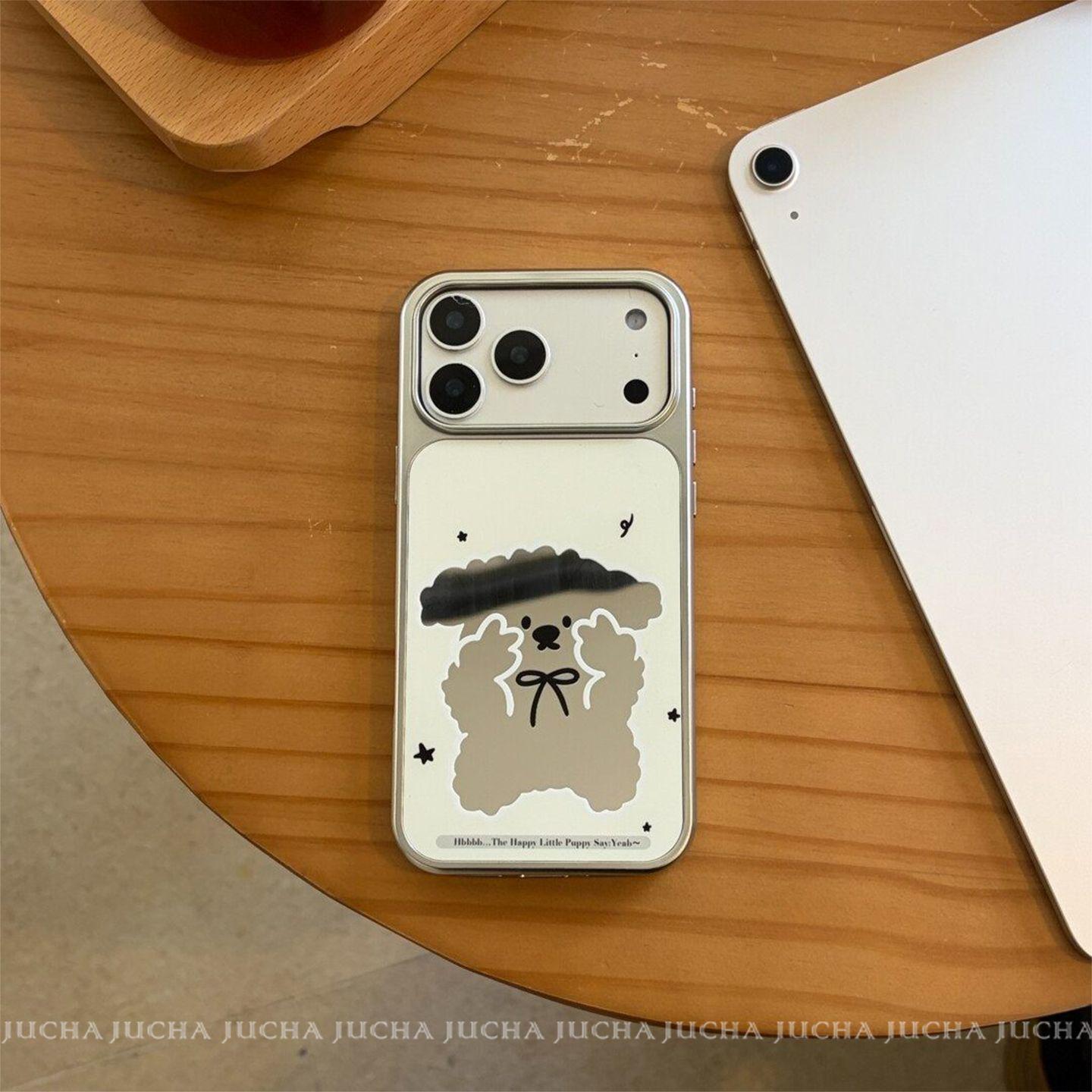 

Designer iPhone 17 Pro Case: Stylish, Niche, Apple 16, 15 Simple, 14 Hollowed-Out Puppy iPhone 16 Pro