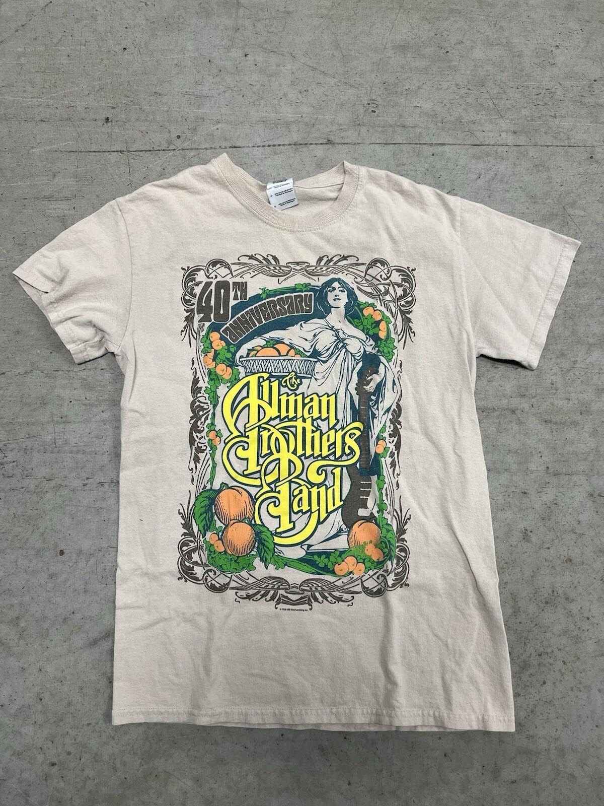 Vtg The Allman Brothers 40th Anniversary 2009 T-Shirt UR061 FREE SHIPPING XXL
