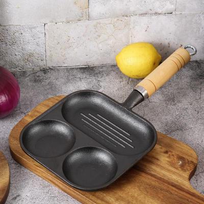 Pabei 3-in-1 Multifunktionale Bratpfanne aus Gusseisen