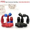 2Pcs Hose End Connector Adapter Cold Water Pipe Fuel Pipe Hose End Connector AN4 6 8 10 12 Straight Type 0 ° 45 ° 90 ° 180 °