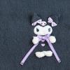 Sanrio Sanrio Cushion Blanket Kuromi Kuromi Hot and Soothing Warm Room Series Character 110 X 2 X 70 Cm 627178 SANRIO (SANRIO) Kuromi-chan