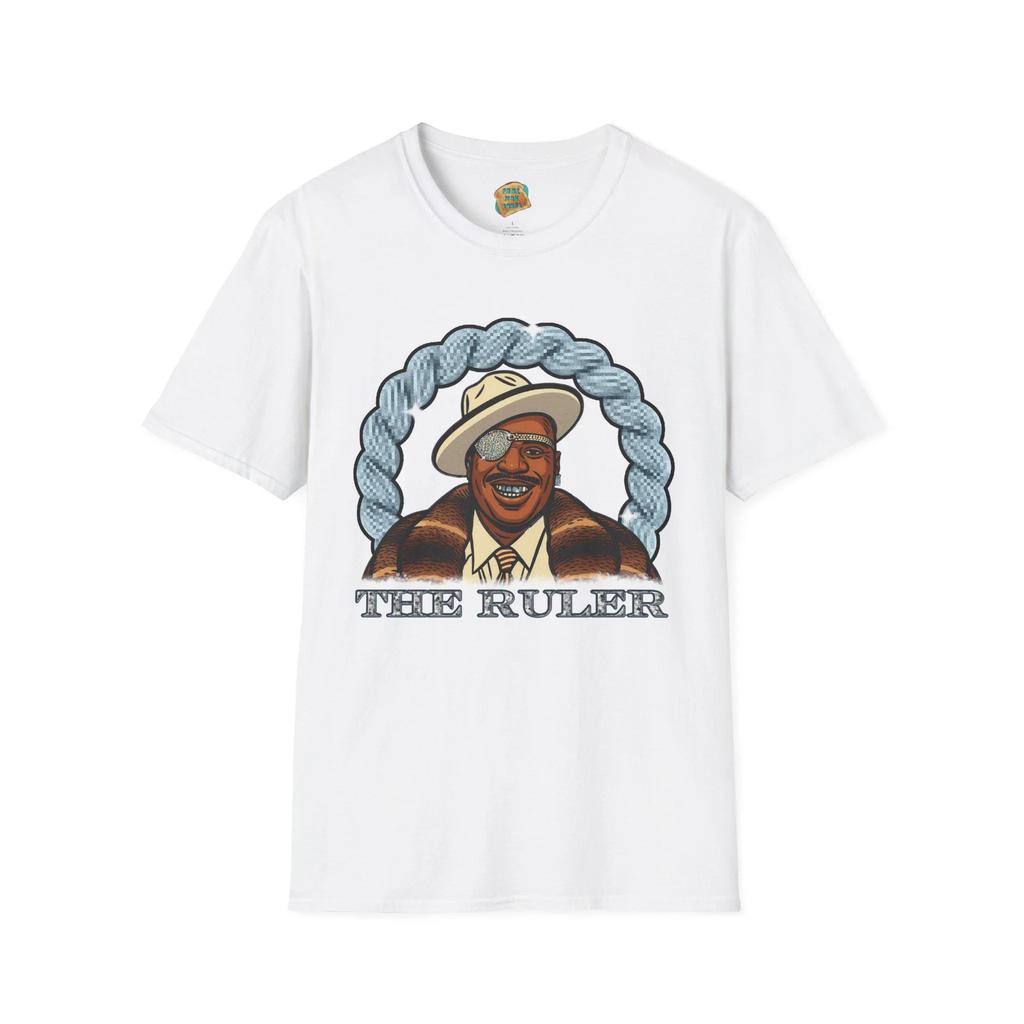 2025 Summer The Ruler Hip Hop 80s 90s Rap Legend Old School Hip Hop Graphic Shirt Retro Rapper Art Shirt for Music Lovers Y2k