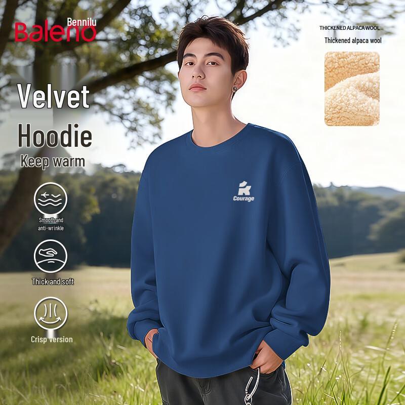 

Baleno Men s Winter Heavyweight Fleece-Lined Crewneck Sweatshirt 5XL