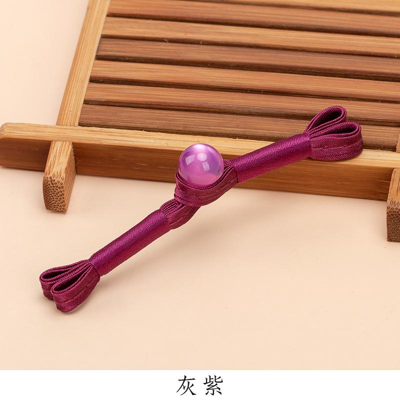 5 Pair Cheongsam Buckle Button Retro Dovetail Winding One-word Buckle Tang Clothing Hanfu Hand-woven Button Accessories