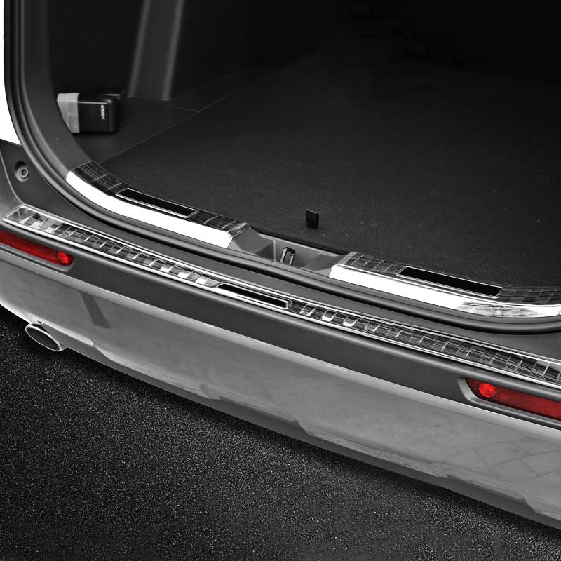 For Toyota RAV4 XA50 2019-2021 2022 2023 2024 Hybrid Stainless Car Rear Bumper Foot Plate Trunk Door Sill Guard Pedals Cover