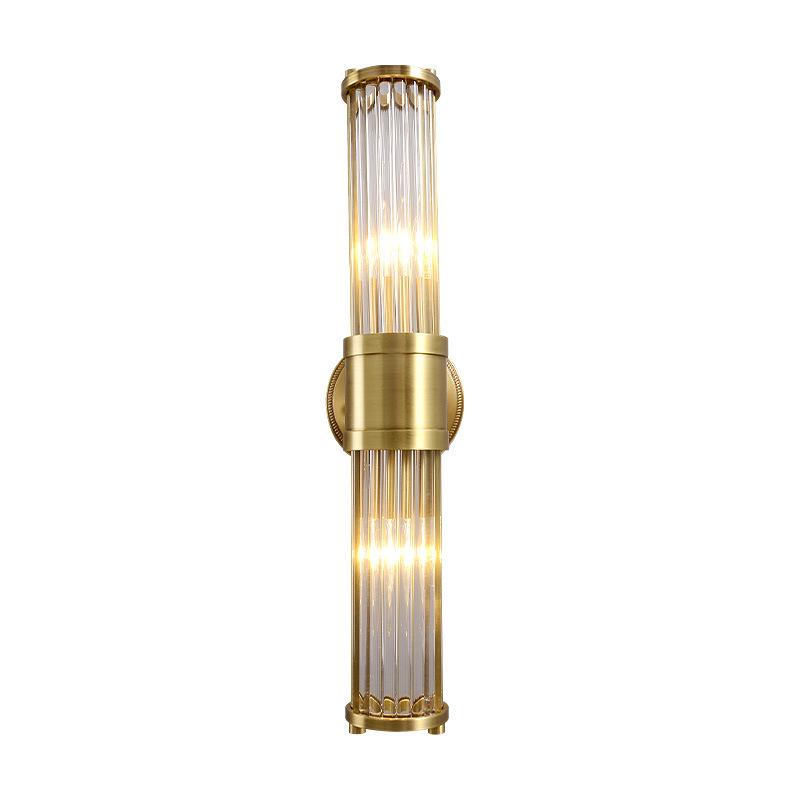 Modern Luxury Crystal Glass Wall Lamp for Hotels and Bedrooms