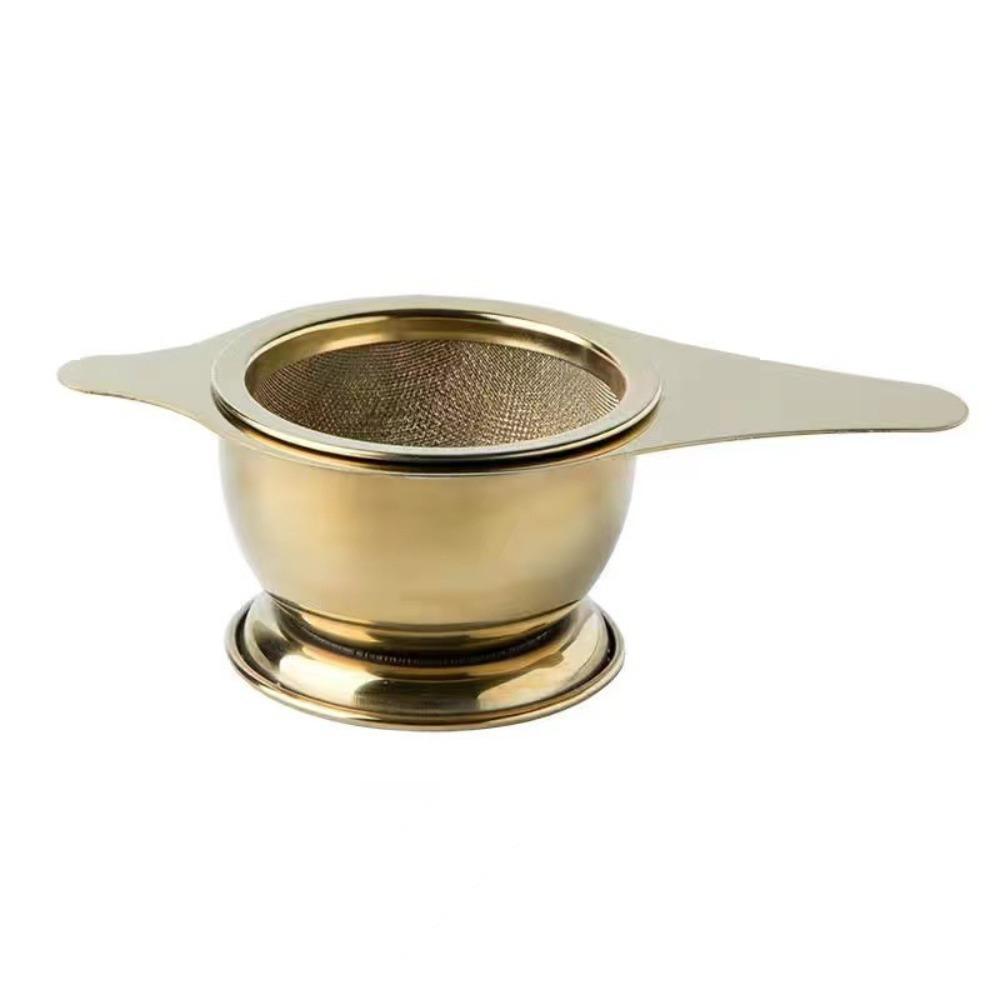 Stainless Steel Tea Strainer Set Fine Mesh Hanging Tea Infuser  Tea Brewing