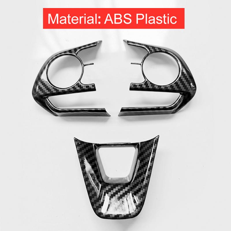 Car Steering Wheel Button Trim Cover Sticker For Toyota RAV4 XA50 Corolla E210 Hybrid      2024 Accessories