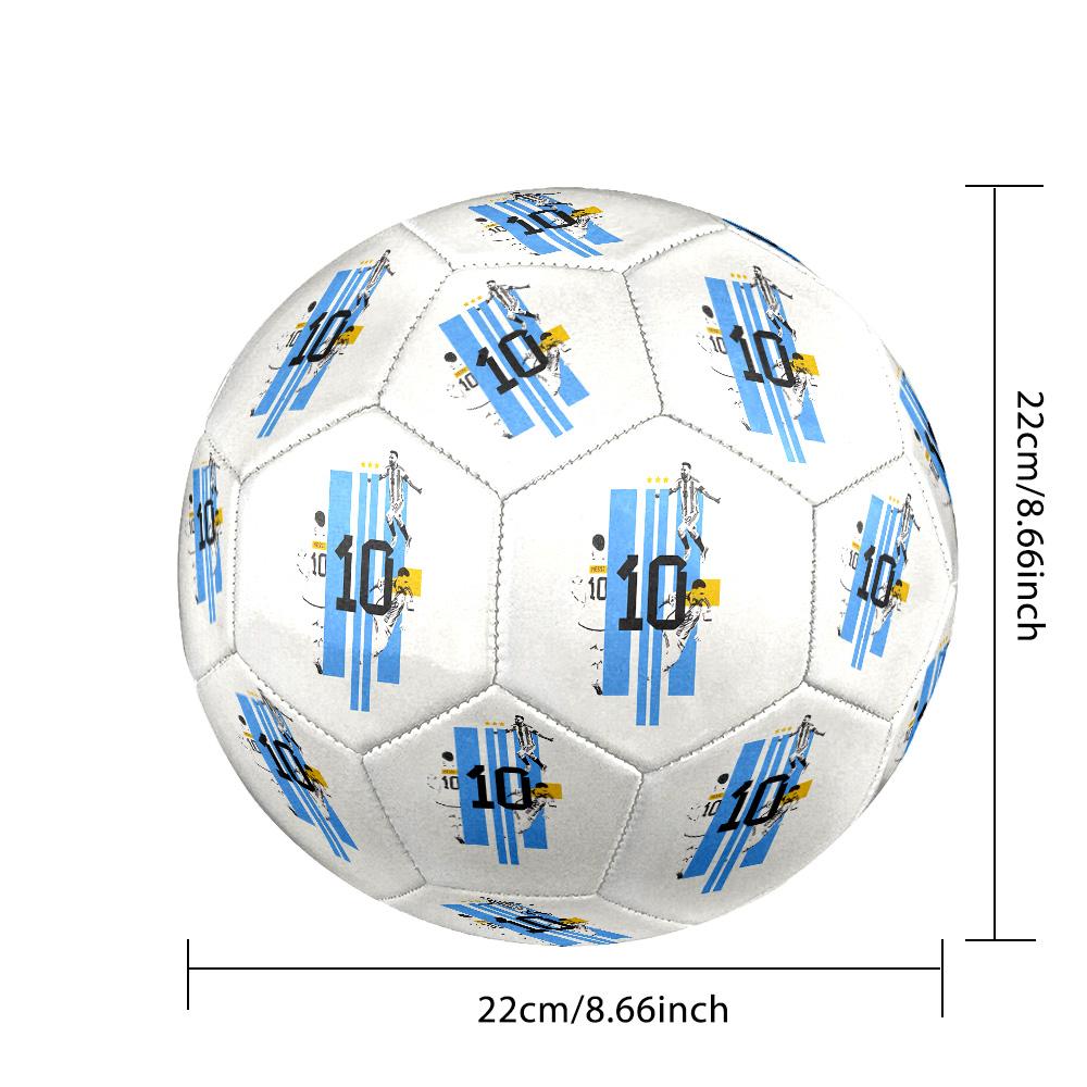 Messi's Argentina Celebration Soccer Ball Size 5 Football Machine Sewn Indoor/Outdoor Universal Football Unique Gift for Soccer Lovers