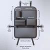 Multi-functional Car Seat Back Organizer with Tissue Holder Car Seat Back Storage Bag