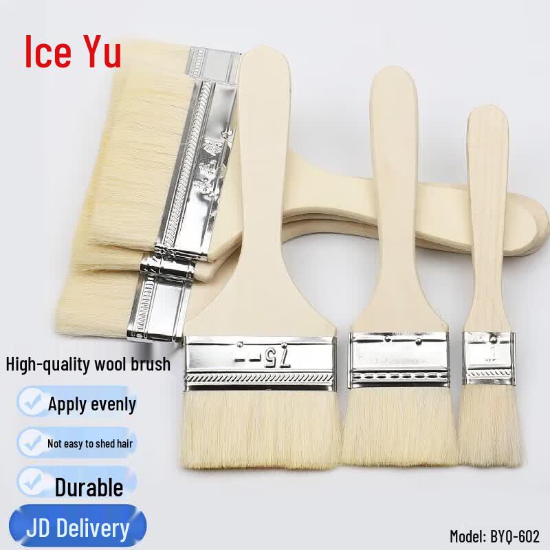 Bingyu BYQ-602 Long-Handle Premium Wool Paint Brush