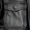 Herbst Winter Männer Faux Leder Jacke Revers Lange Ärmel Patten Taschen Motorrad Mantel Zipper Knopfleiste Slim Fit Männlichen Outwear