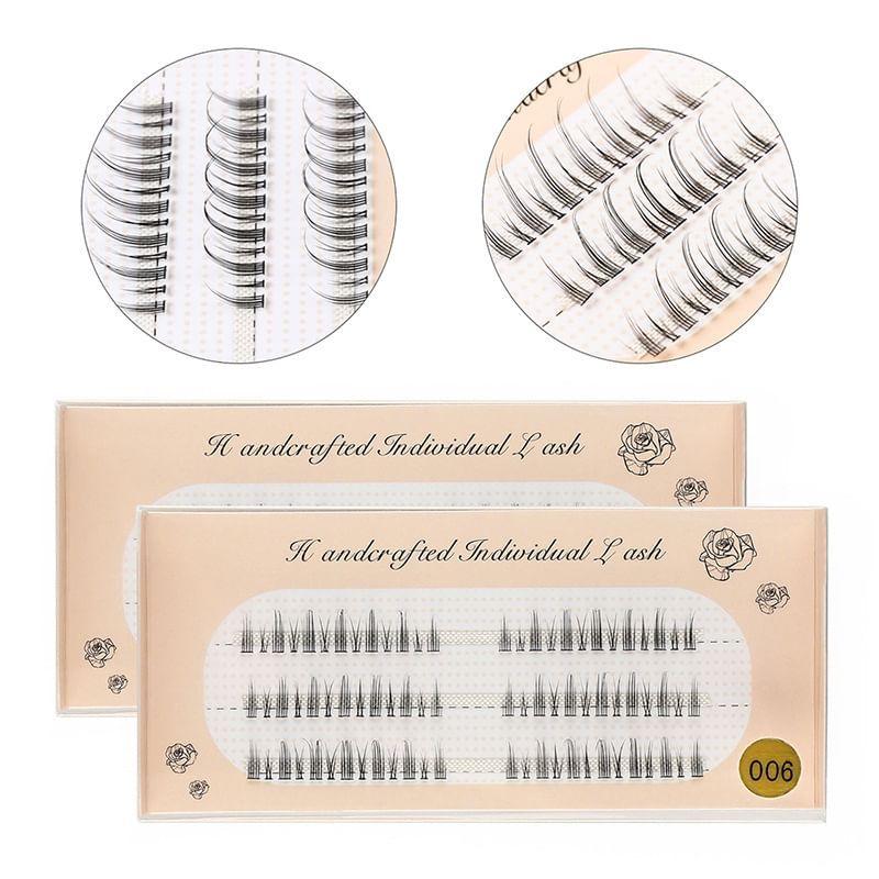 Lashie - Natural Wispy Cluster False Eyelashes (Various Designs)