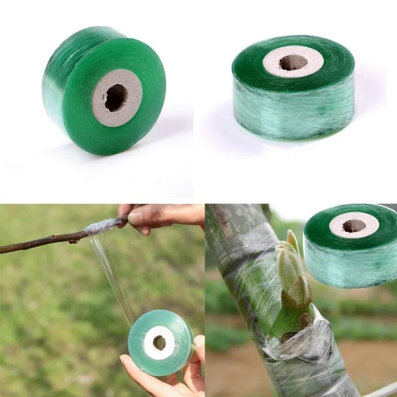 100m x 2cm/Rolle Klebeband Beschneiden Dehnbar Veredelung Okulation Barriere Floristik Pflanze Obstbaum Baumschule Gartenpflanzen Werkzeuge Veredelungsfolie