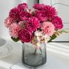 1/3PCS Artificial Flowers Silk Ball Chrysanthemum Rose Home Room Wedding Bridal Bouquet Decor Valentine Outdoor Yard Garden Gift