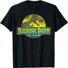 Jurassic Park Neongelb Grün Safari Logo Grafik T-Shirt T-Shirt