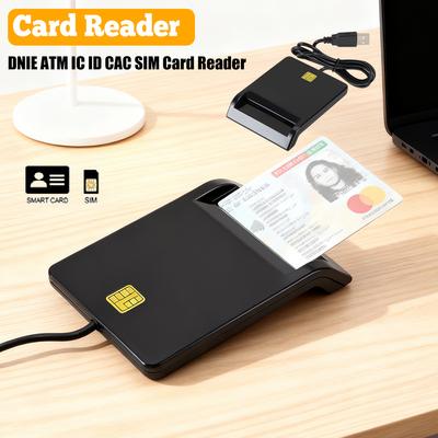 USB čtečka čipových karet Stabilní provoz Spolehlivý Jednoduchost pro DNIE ATM CAC IC ID SIM karta Cloner Connector Windows