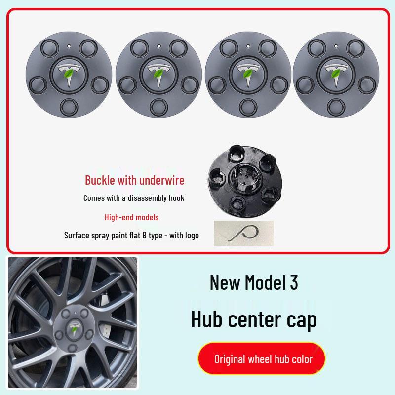 Schutzkappe für die Mittelbohrung für 18-Zoll-Reifen des Tesla Model 3