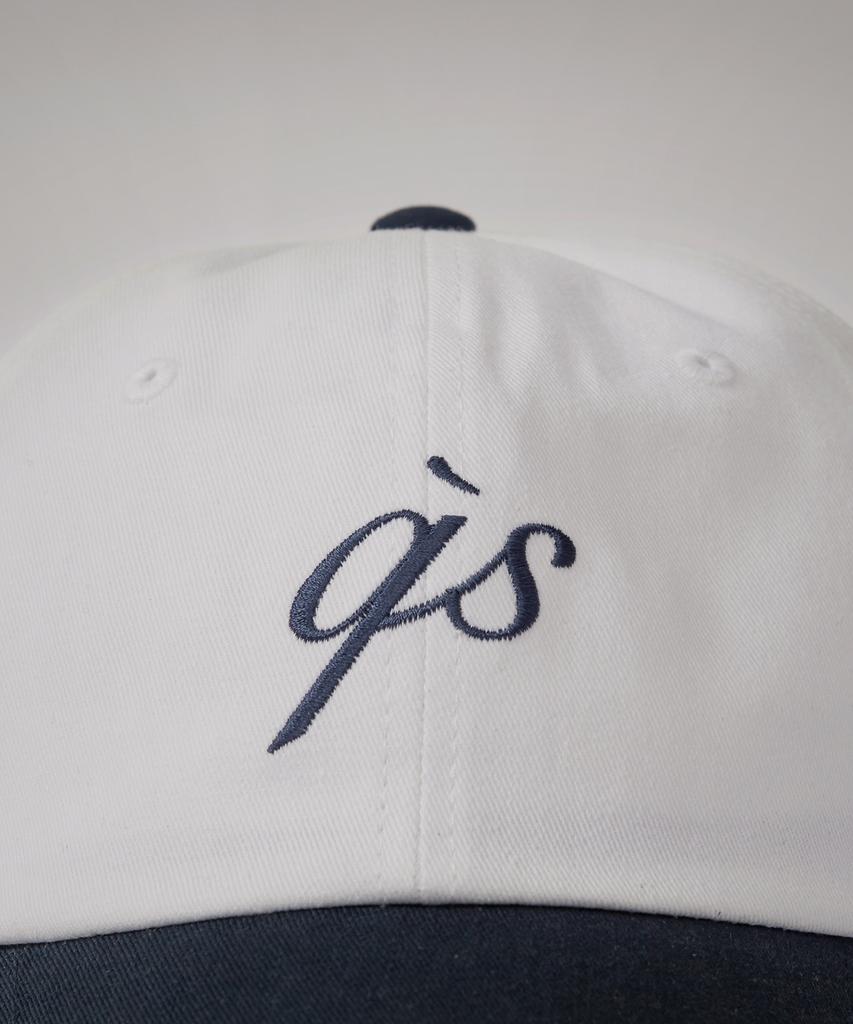 Kyuseu Lowercase Logo Ball Cap - White/Navy