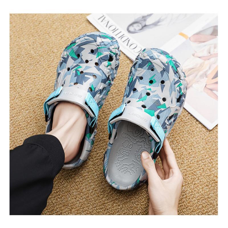 Men's, Color Blocking, Breathable, Non Slip Sandals, Casual Shoes, Outdoor Activities, Beach Shoes