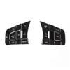 Black Alloy Steering Wheel Button For Jaguar XE XF F-PACE F-TYPE 2013-2023