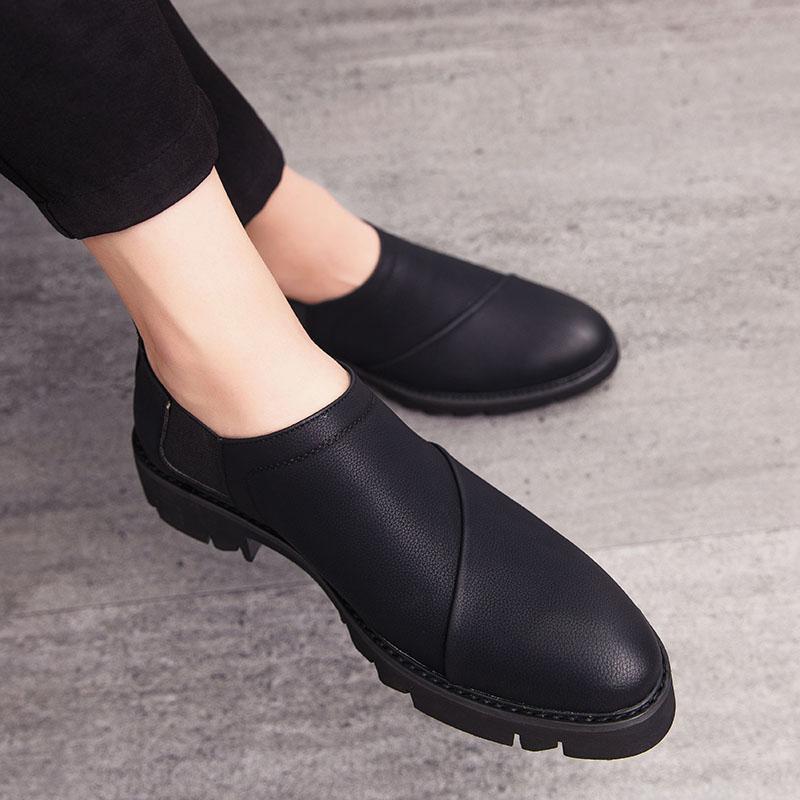 Men s Formal Height-Increasing Leather Loafers for Weddings & Business 39