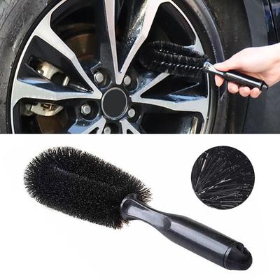 Car Wheel Tire Cleaning Brushes Tools Rim Scrubber Cleaner Duster Handle Motorcycle Truck Wheels Detailing Wash Maintenance