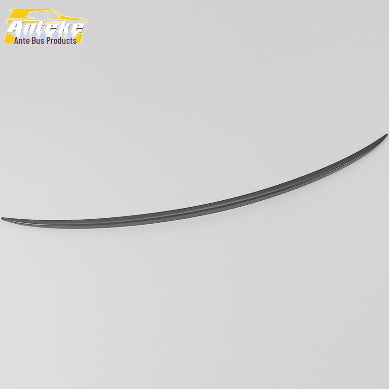 Tesla Model 3 Rear Trunk Trim: Anti-Scratch Tailgate Wing Bright Strip