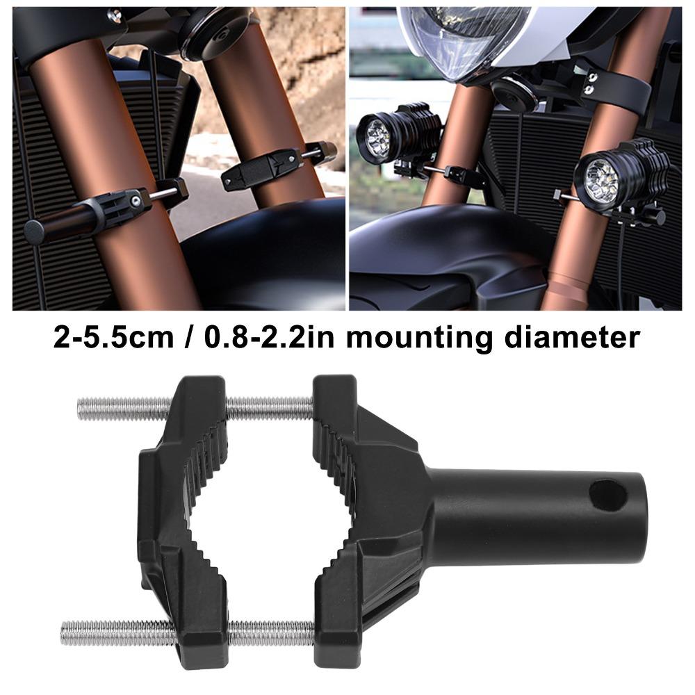 2PCS Aluminum Alloy Front Fork Lamp Mount for Motorbikes and ATVs