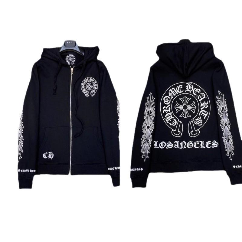 Hanorac cu Fermoar și Inimă Cromată și Cruce - Stil Casual Unisex 2025