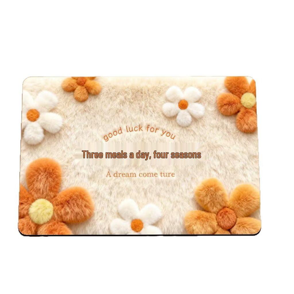 Fresh Floral 3D Diatomaceous Earth Bathroom Mat