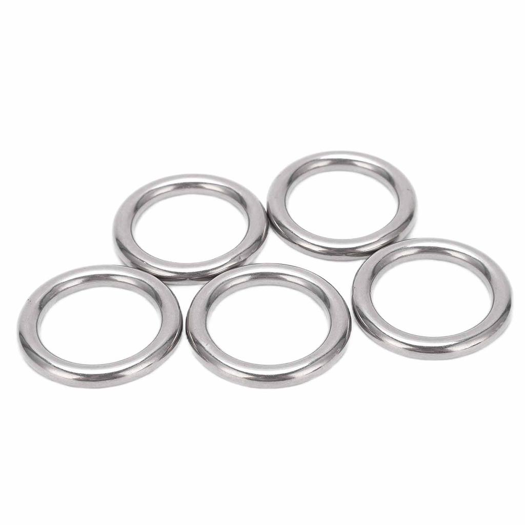 5pcs Boat Round s Stainless Steel 304 Seamless Welded O Type Hanging for Hammock